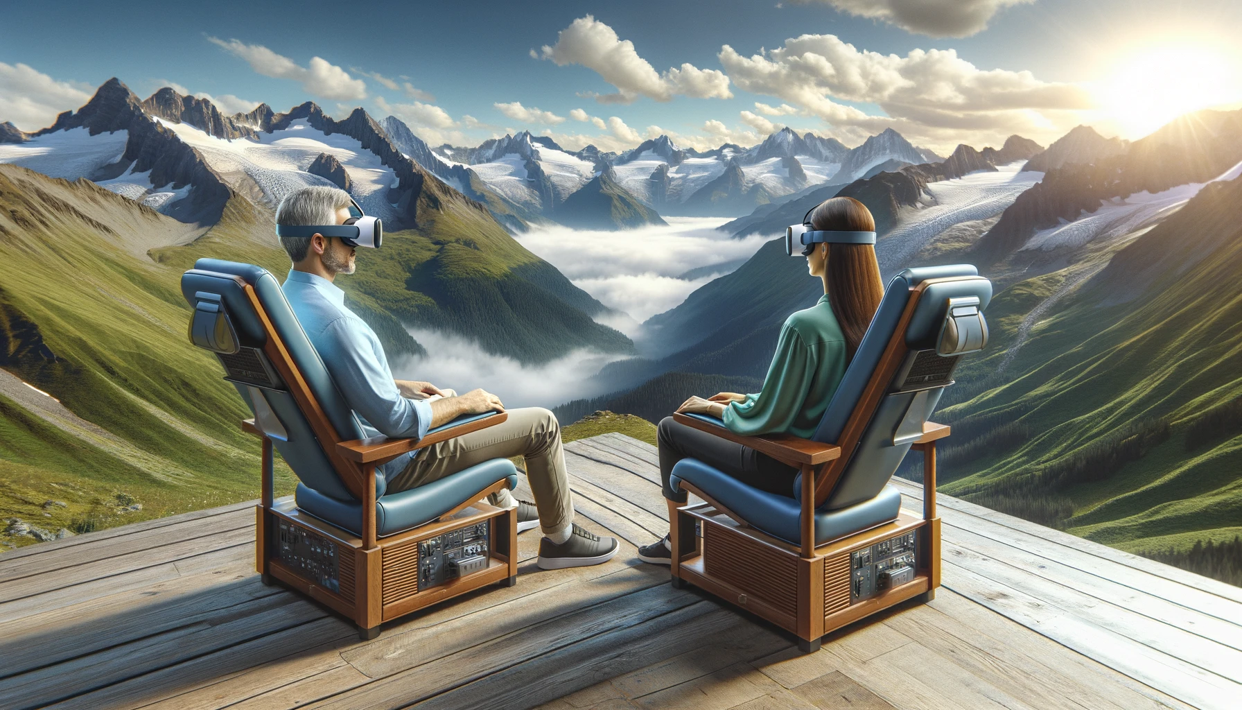 Image showcasing Stress Reduction in the Virtual World: How VR Helps Manage Everyday ...